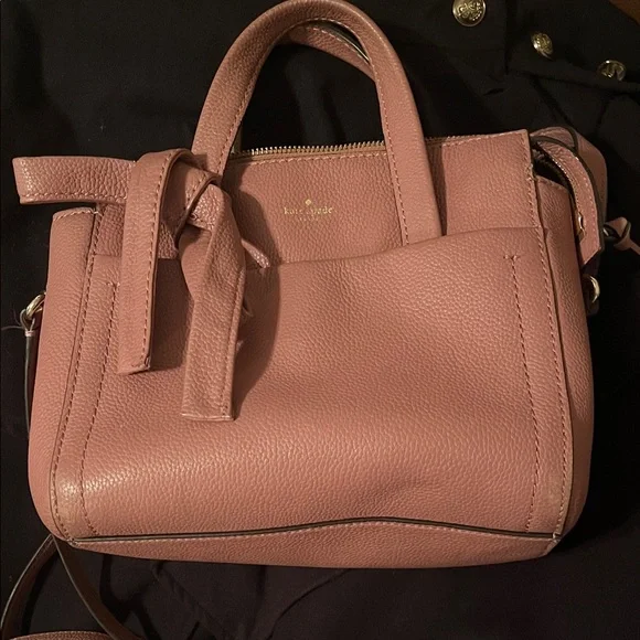 Kate Spade rose mauve pink Leather Handbag - Picture 1 of 8